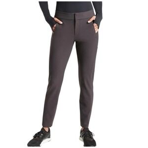 Women's Slim Stretch Ankle Pants - Dark Brown